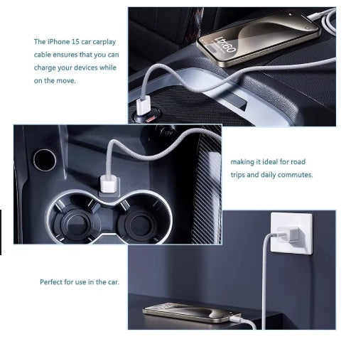 1pcs-5pcs 60W PD USB-C to USB C Fast Charger Cable For Apple iPhone 17 Pro Max 16 15 Plus 14 13 12 11 X XS Type C Quick Charging